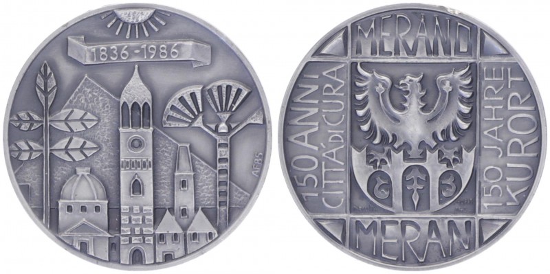 Silbermedaille, 1986
Italien. Meran: 150 Jahre Kurort.. 42,47g
stgl