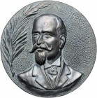 Bronze-Guss-Plakette, o. Jahr
Italien. einseitig, auf Francesco Ferrer, Sign. PR.. vz