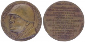 Kupfermedaille, o. Jahr
Italien. Trient: auf Benito Mussolini, 31. VII XIII.. 27,30g
ss/vz