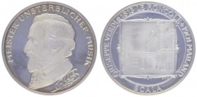 Silbermedaille, o. Jahr
Italien. auf Giuseppe Verdi.. 15,73g
stgl