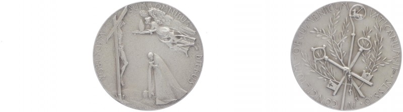 Silbermedaille, o. Jahr (1965)
Italien. auf die 4. Sitzungsperiode des 2. Vatika...