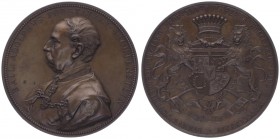Kupfermedaille, 1884
Liechtenstein. auf Adolph Podstatzky Lichtenstein.. 61,14g
vz/stgl