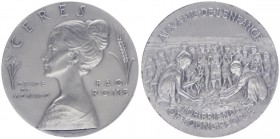 Bronzemedaille, o. Jahr
Niederlande. auf Edouard de Biefve 1808 - 1882, Niderl. Historienmaler.. 97,62g
vz/stgl