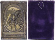 ME - Plakette, o. Jahr
Religiöse Motive. versilbert, "Mater Dolorosa, Andenken an Absam.. 51,86g
ss/vz