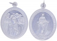 Alumedaille, o. Jahr
Religiöse Motive. oval, Öse, auf den Hl. Aloisius. 6,63g
vz/stgl