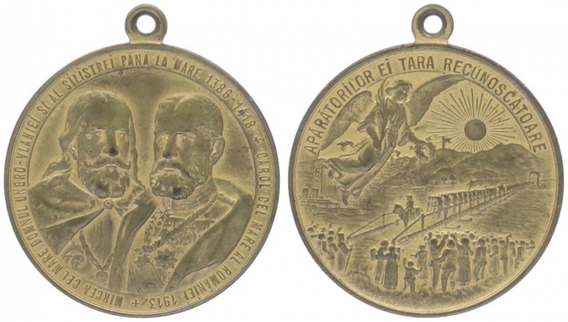 Br - Anhänger, 1913
Rumänien. Carol I.. 14,50g
stgl