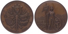 Kupfermedaille, 1891
Schweiz. Morges, Vaud.. 52,23g
bfr