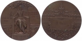 Bronzemedaille, 1896
Schweiz. Genf, auf die nationale Ausstellung.. 105,32g
vz/stgl