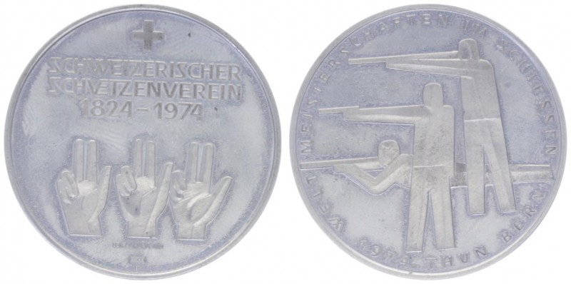 Ag - Schützenmedaille, 1974
Schweiz. (deutsch) auf die Weltmeisterschaften im Sc...