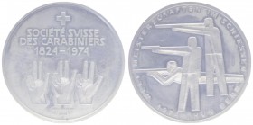 Ag - Schützenmedaille, 1974
Schweiz. (französisch) auf die Weltmeisterschaften im Schießen Thun Bern.. 15,04g
stgl