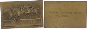 Bronzeplakette, 1936
Tschechoslowakei. Reiterklub.. 146,95g
vz