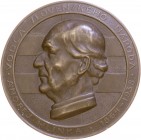 Bronze-Guss-Plakette, 1938
Tschechoslowakei. einseitig, auf Andrej Hlinka / Vodca Ilovenskeho Naroda.. ss/vz