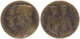 Bronzemedaille, o. Jahr
Tschechoslowakei. auf Otto Pavel, Schriftsteller.. 62,81g
stgl