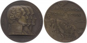 Bronzemedaille, 1931
USA. 200 Jahre Kapitulation von York Town.. 146,81g
stgl
