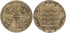 Bronzemedaille, 1979
USA. auf die Kalendermonate.. 229,60g
stgl
