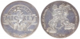 Silbermedaille, o. Jahr
USA. 60 Jahre Mikey Mouse.. 21,82g
vz