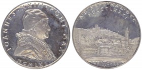 Silbermedaille, 1961
Vatikan. Johannes XXIII.. 43,05g
PP-