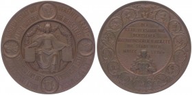 Franz Joseph I. 1848 - 1916
Bronzemedaille, 1856. auf die Versammlung deutscher Naturforscher und Ärzte in Wien, in Nussholz Etui.
Wien
129,93g
stgl