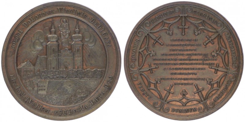 Franz Joseph I. 1848 - 1916
Kupfermedaille, 1860. J. Lichtenberger, Stiftsjubilä...