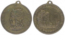 Franz Joseph I. 1848 - 1916
Bronzemedaille, 1884. 400 Jahre der Feier der Martinswand bei Zirl, mit Öse.
Hall
stgl