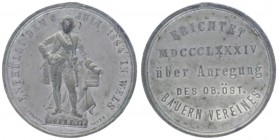 Franz Joseph I. 1848 - 1916
Zinnmedaille, 1884. auf die Enthüllung des Denkmals für Joseph II. des Oö Bauernvereins.
Wien
8,20g
ss