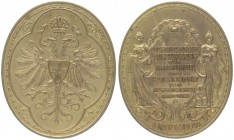 Franz Joseph I. 1848 - 1916
Bronzemedaille, 1891. vergoldet, auf die Int. Ausstellung für Nahrungsmittel und Hausbedarf.
Wien
67,09g
ss