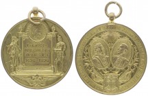 Franz Joseph I. 1848 - 1916
Bronzemedaille, 1896. an das 200-jährige Jubiläum des Regiments der Kameraden zur Erinnerung an das K & K Infant. Regiment...