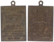 Franz Joseph I. 1848 - 1916
Br - Plakette, 1896. Klosterneuburg: auf die 500 jährige Gedächtnisfeier.
Wien
14,46g
vz