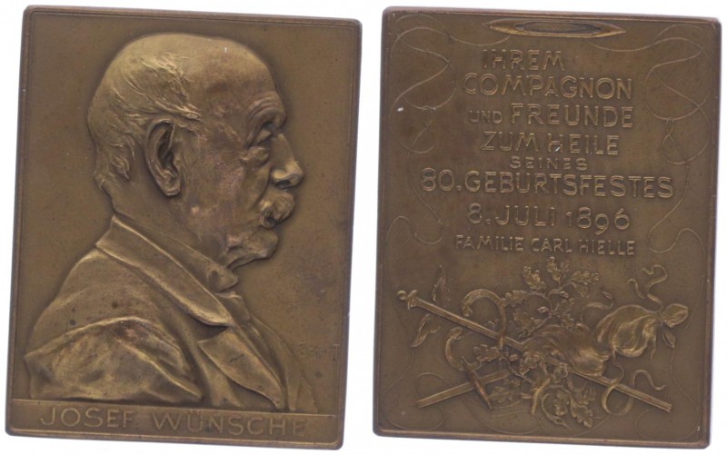 Franz Joseph I. 1848 - 1916
Bronzemedaille, 1896. auf den 80sten Geburtstag von ...