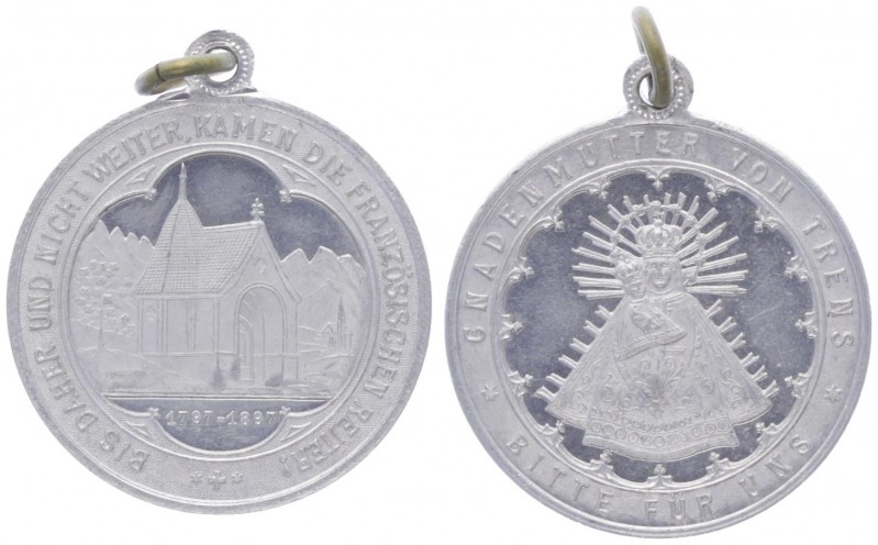 Franz Joseph I. 1848 - 1917
Alumedaille, 1897. Gnadenmutter von Trens - Bitte fü...