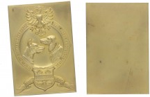 Franz Joseph I. 1848 - 1916
Bronzemedaille, 1908. vergoldet, auf den Veein der Rassehundezucht in Deutsch Tirol, in Original Etui.
58,09g
stgl