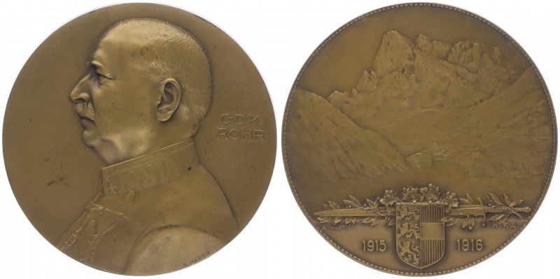 Franz Joseph I. 1848 - 1916
Bronzemedaille, 1916. von A. Hartig, Franz Rohr von ...