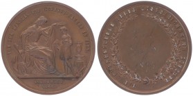 Franz Joseph I. 1848 - 1916
Ku - Schulpreismedaille, 1866/1874. für den Schüler Karl Süß gewidmet.
Wien
49,63g
stgl