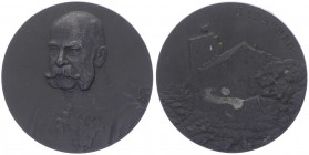 Franz Joseph I. 1848 - 1916
Eisenmedaille, o. Jahr. auf die Habsburg in der Schweiz.
Wien
44,31g
vz