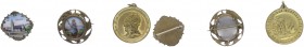Franz Joseph I. 1848 - 1916
Lot, o. Jahr. 3 Stück Anhänger, 1x 1884 Martinseand und 2x mit Nadel und Emailliert.
ges. 22,04g
I - II
