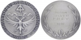 Silbermedaille, 1937
Wien: für Herrn Silvester Frey.. Wien
75,26g
stgl
