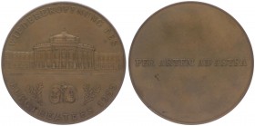 Bronzemedaille, 1955
auf die Wiedereröffnung des Burgtheaters.. Wien
78,56g
vz