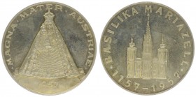 Silbermedaille, 1957
Mariazell, vergoldet.. 15,38g
stgl