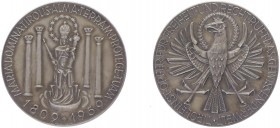 Silbermedaille, 1959
von Köblinger, 150 Jahre Tiroler Freiheitskämpfe, Dm 55 mm.. Wien
68,00g
stgl