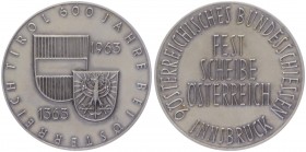 Silbermedaille, 1963
9. Österr. Bundesschießen in Innsbruck. Hall
79,27g
stgl