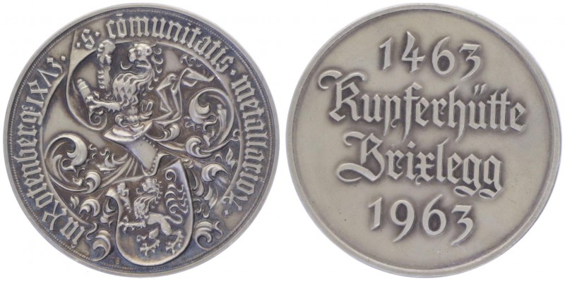 Silbermedaille, 1963
500 Jahre Brixlegg.. Hall
50,62g
stgl
