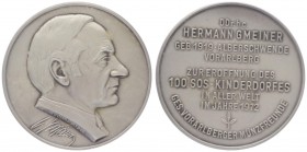 Silbermedaille, 1972
auf Hermann Gmeiner.. Wien
24,61g
stgl