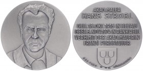 Silbermedaille, 1974
auf Hans Strobl, Maler.. Wien
55,48g
stgl