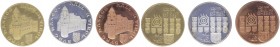 Ag, Cu, Br. Medaillen, 1974
Brixleg: Lot 3 Stück Medaillen in AG,CU und Bronze, auf das Juki Schießen, Burg Hasegg.. Hall
27,90g,24,11g,21,82g
stgl