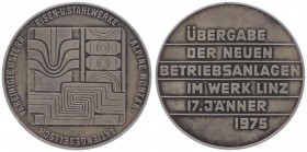 Silbermedaille, 1975
Vereinigte Österreichische Eisen und Stahlwerke, Dm 40 mm.. 22,21g
stgl