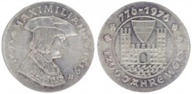 Silbermedaille, 1976
auf 1200 Jahre Feier Wels, Dm 33 mm.. Wien
14,76g
stgl