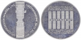 Silbermedaille, 1978
Hochofen Linz, Kalendermedaille, Dm 40,5 mm.. Wien
25,50g
PP-