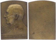 Bronzemedaille, o. Jahr
einseitig, auf Dr. Franz Schindler.. Wien
157,00g
vz