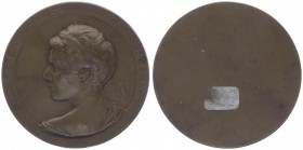 Bronzemedaille, o. Jahr
auf Grete von Urranitz (Schriftstellerin). Wien
47,45g
vz