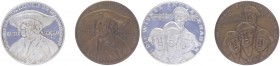 Ag + Br Medaille, o. Jahr
Maximilian I., auf den Begründer der Hofmusikkapelle und der Wiener Sängerknaben.. 44,00g, 32,59g
PP-vz